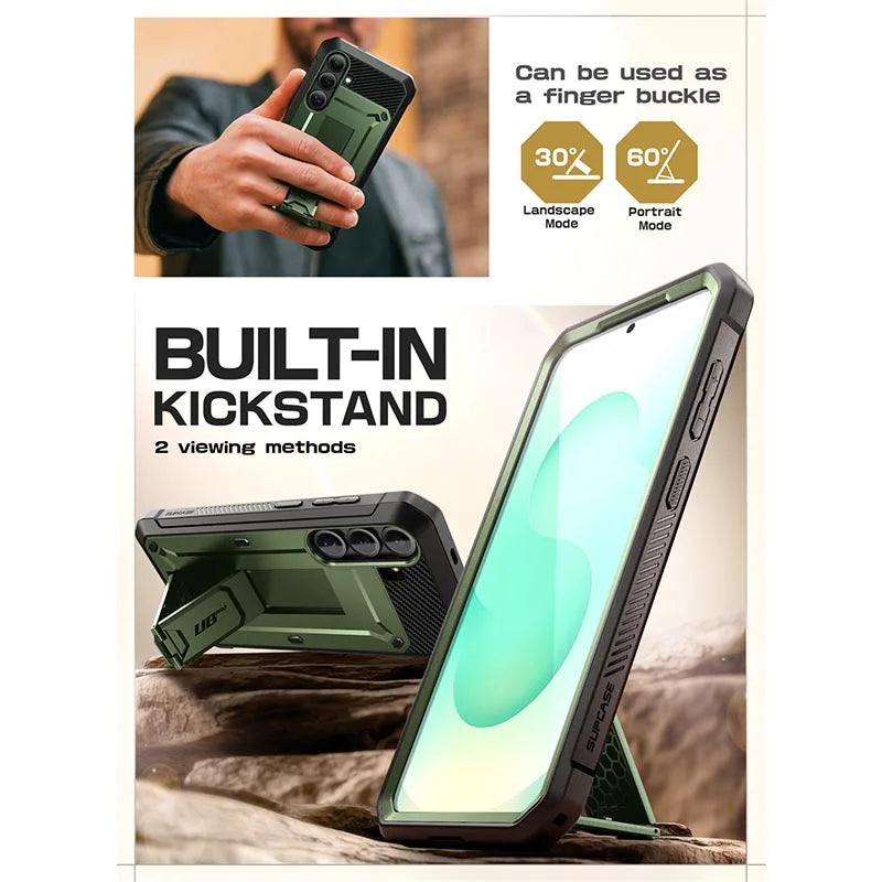 Militärische Schutzhülle mit Displayschutz für Galaxy S25+