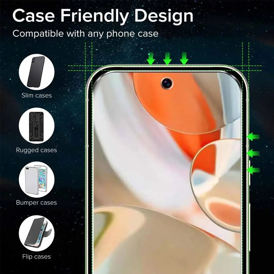 2 Stück Gehärtetes Glas für Google Pixel Schutz