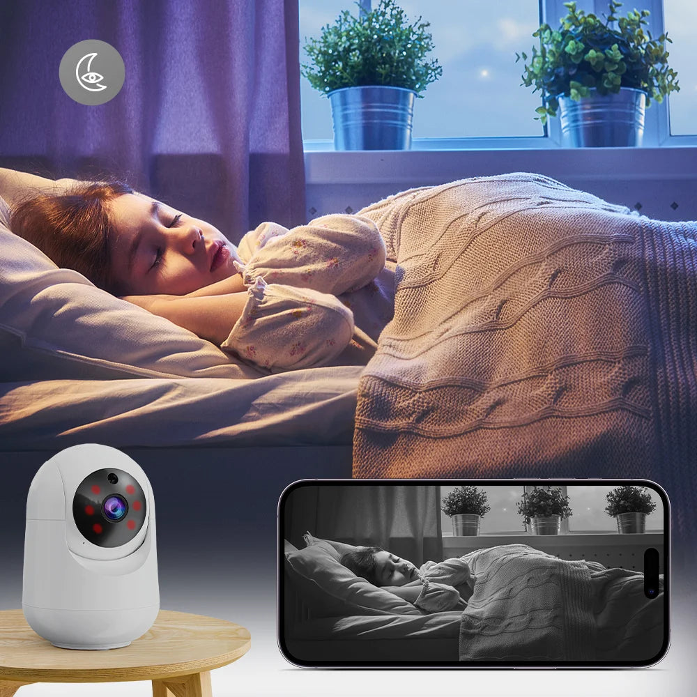 5MP/3MP Babymonitor WLAN IP Kamera mit AI