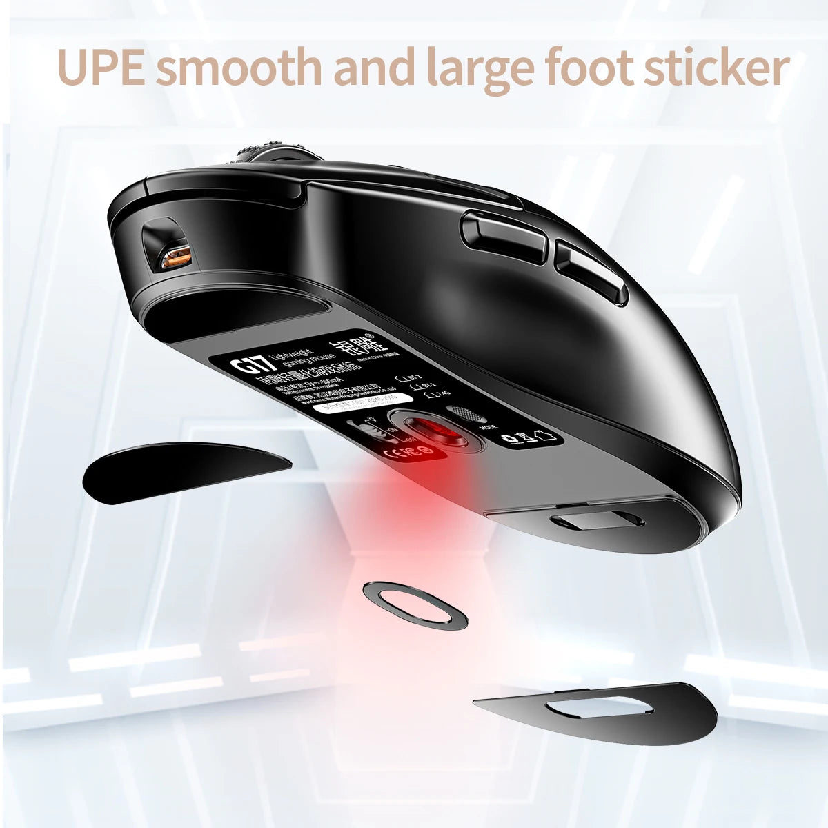 Dreifach-Modus Leichte Wireless Gaming Maus für PC