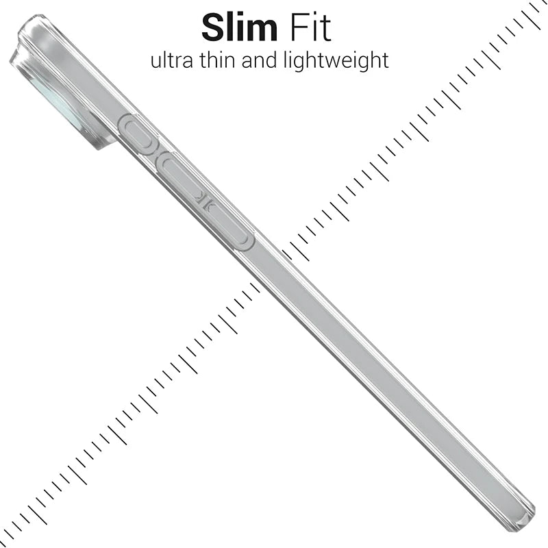 Crystal Clear Soft TPU Case for iPhone 17 Series