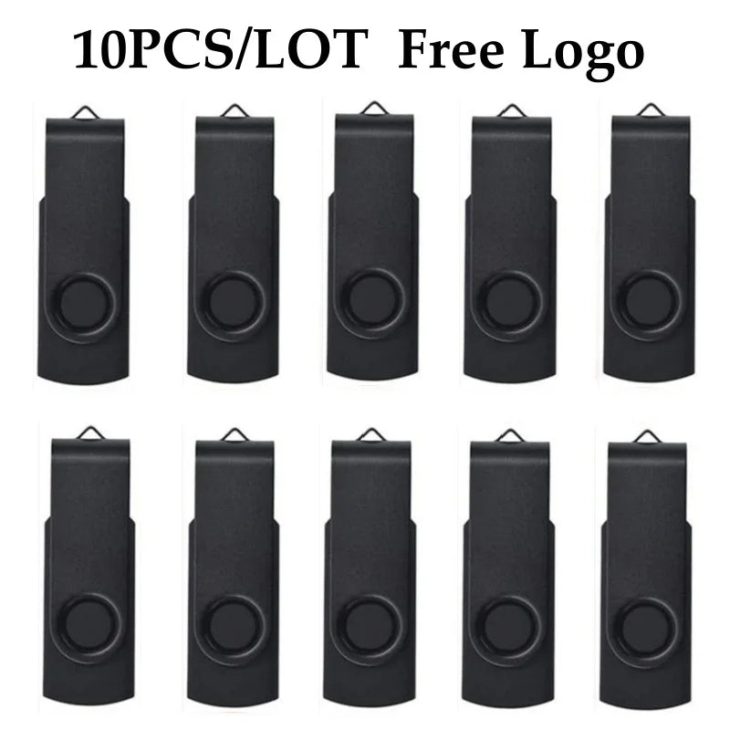 10 Stück USB 2.0 Stick 4–64GB mit Logo