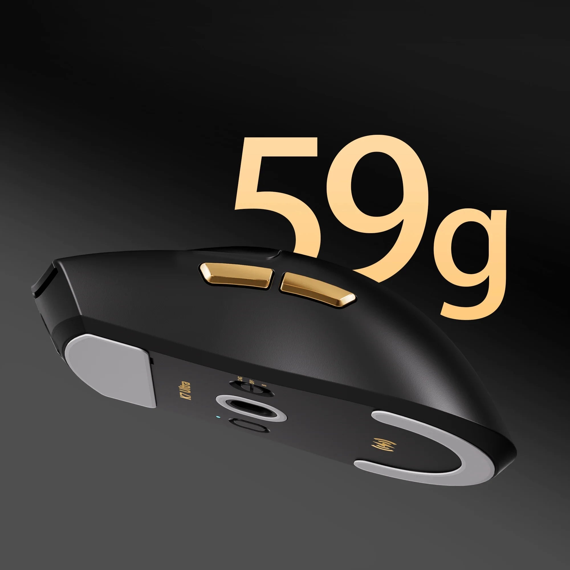 Leichte kabellose Gaming-Maus mit 8K Polling-Rate