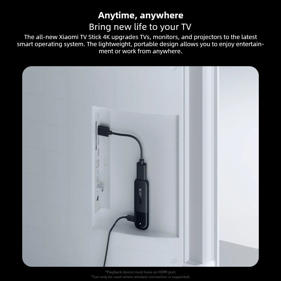 Ultra-compact 4K streaming stick with Dolby Vision