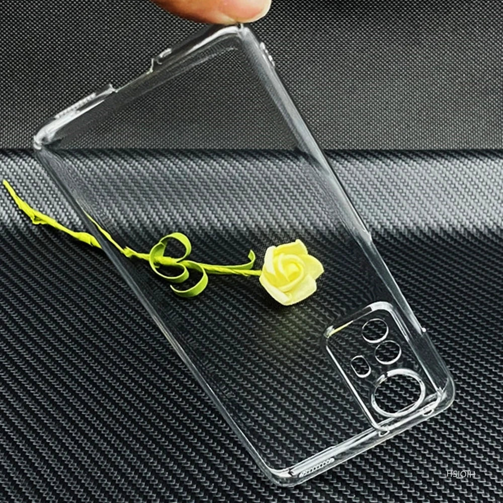 Harte Kunststoffhülle für Xiaomi 15–11T, transparent