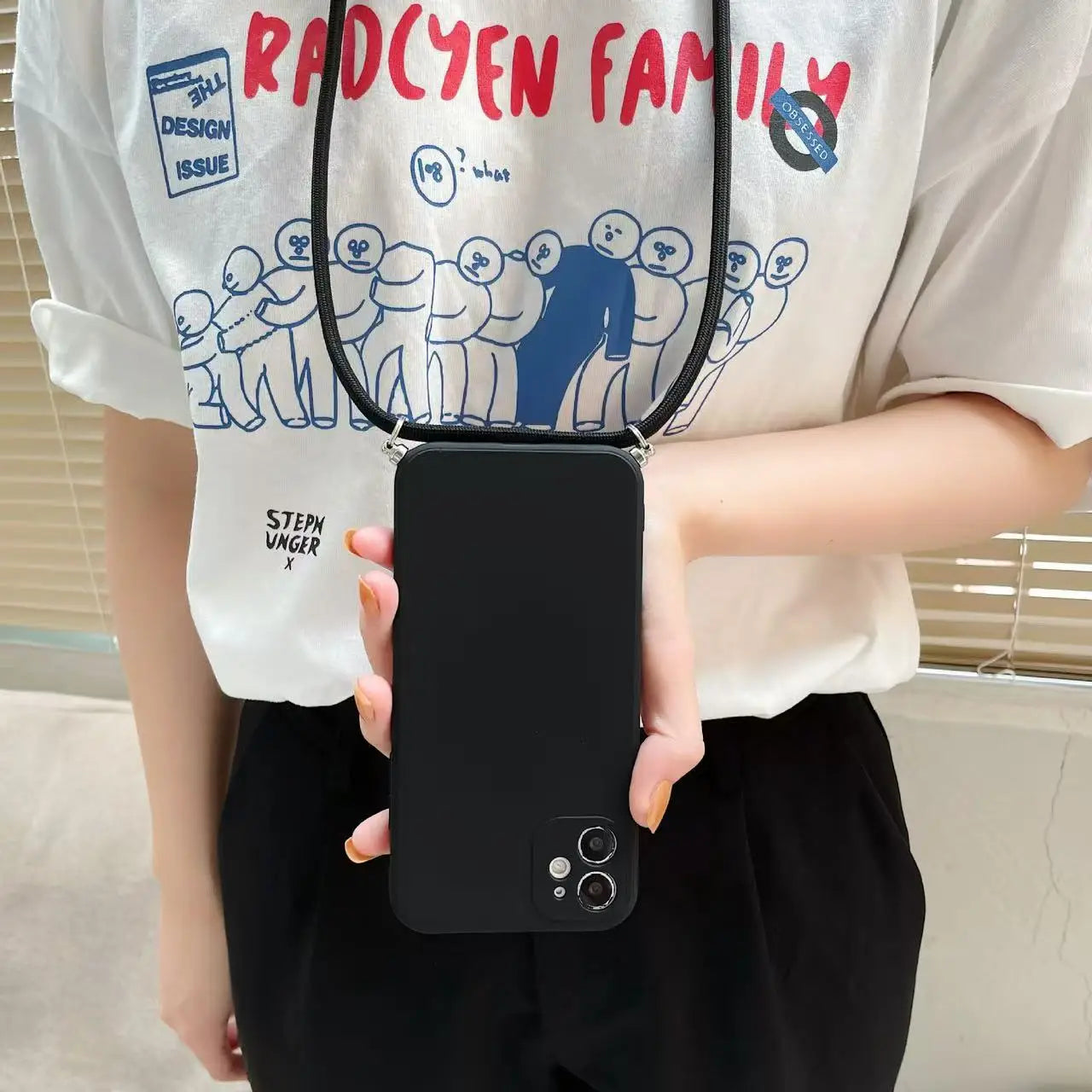 Verstellbare Handyhülle mit Lanyard für Galaxy A-Serie