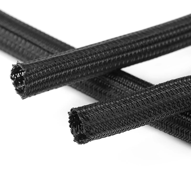 Rot-Schwarzer Selbstschließender Kabelschutz PET