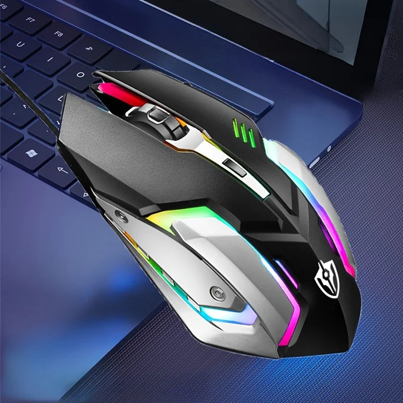 Kabelgebundene LED-Maus für Büro und Gaming