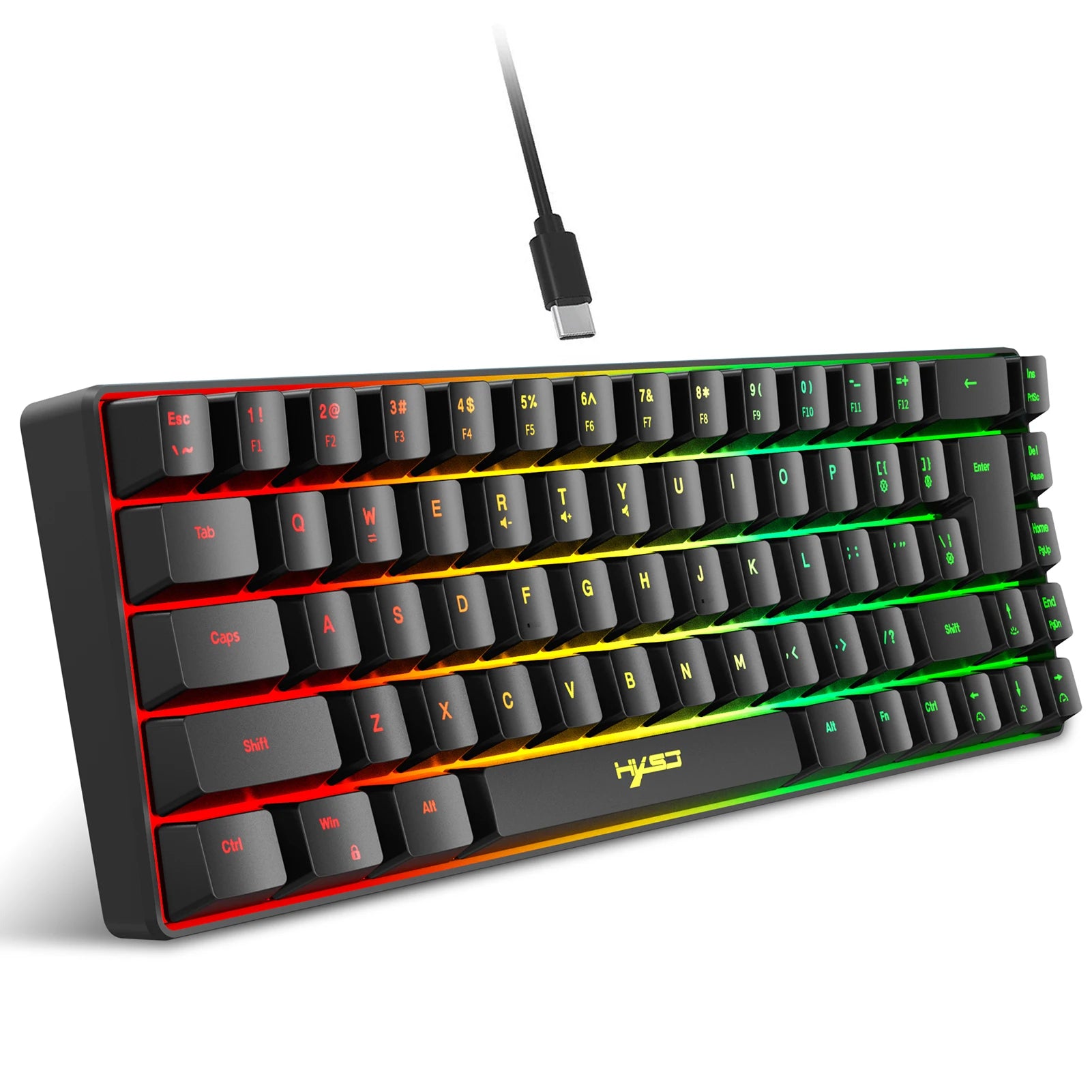 HXSJ V200 RGB Mini Gaming-Tastatur