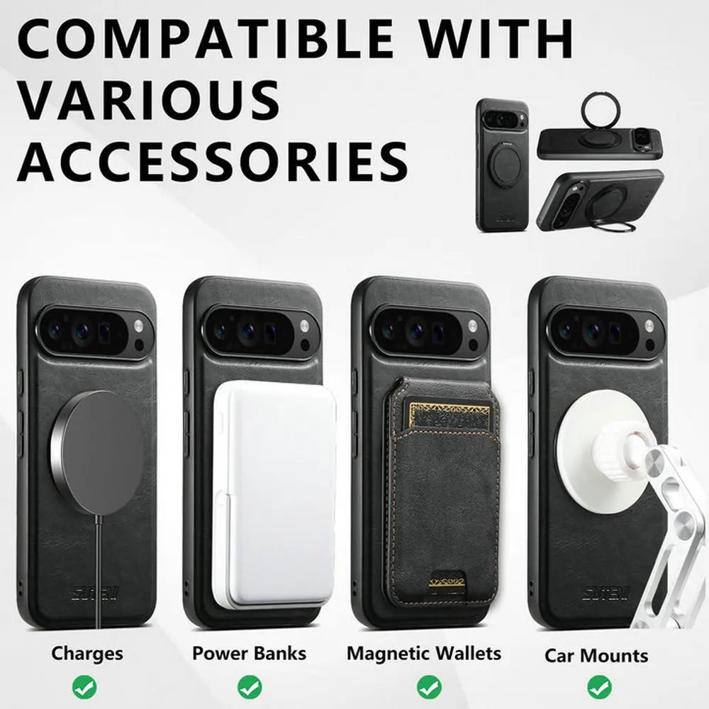 Pixel 10 9 Pro Hülle Stoßfest Magnetring Luxus