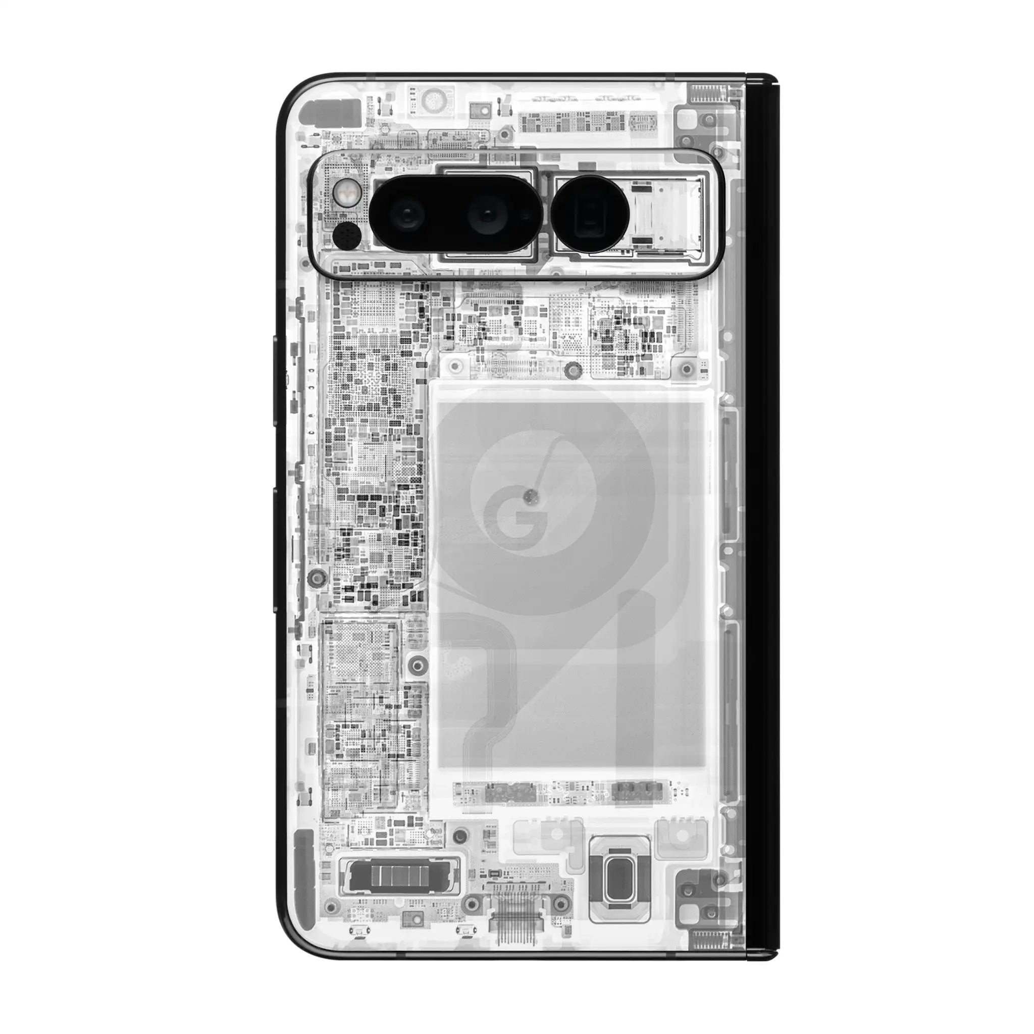 Bunte Rückseitenfolie für Pixel Fold 9 Pro