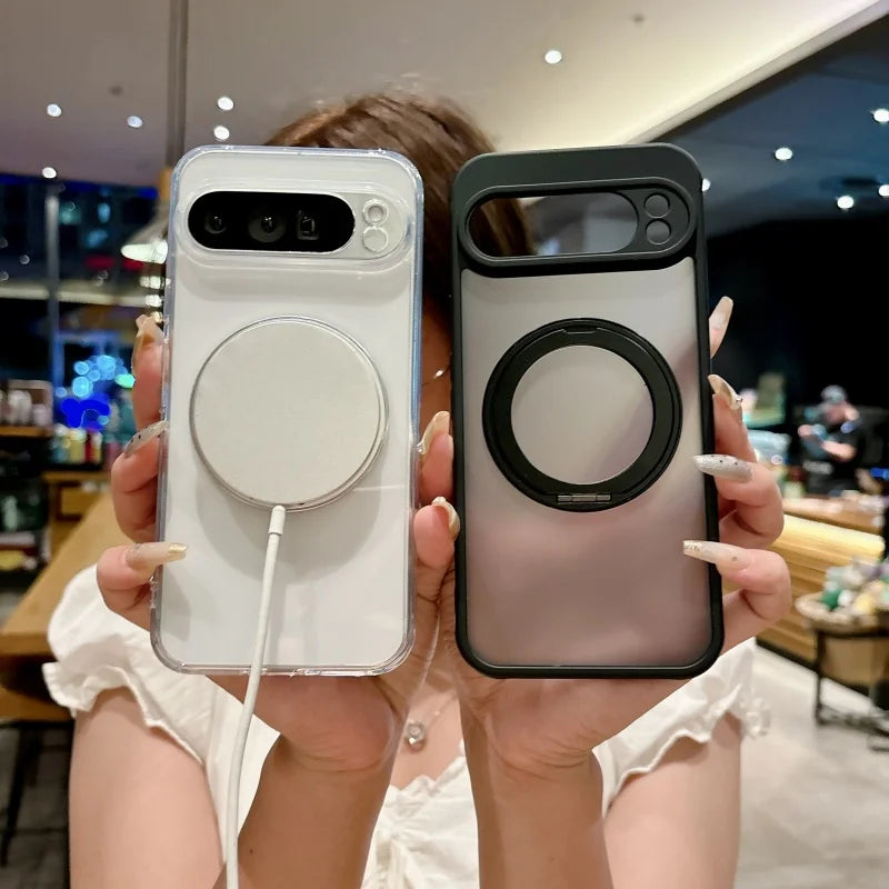 360° Metall-Ständer Hülle für Google Pixel 9