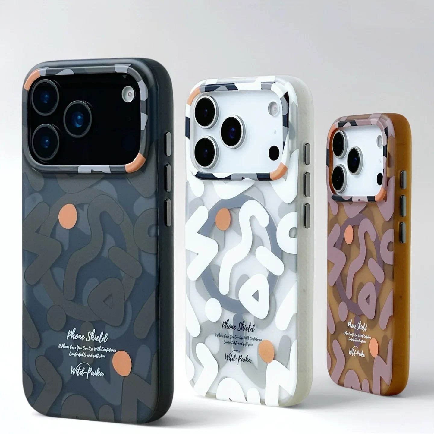 Matte Magnet-Hülle für iPhone 17 Pro Max Graffiti