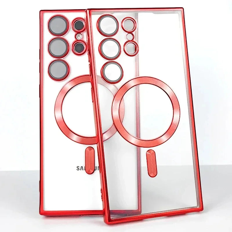 Magnetische Magsafe Hülle für Samsung S25/S24