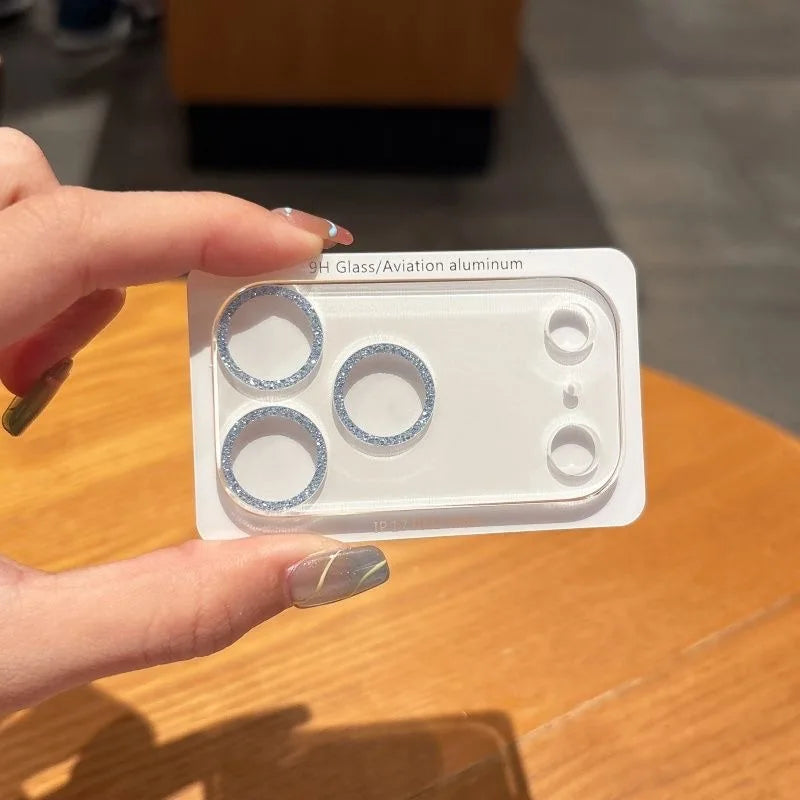 Glitzer Kamera-Objektivschutz für iPhone 17 Serie