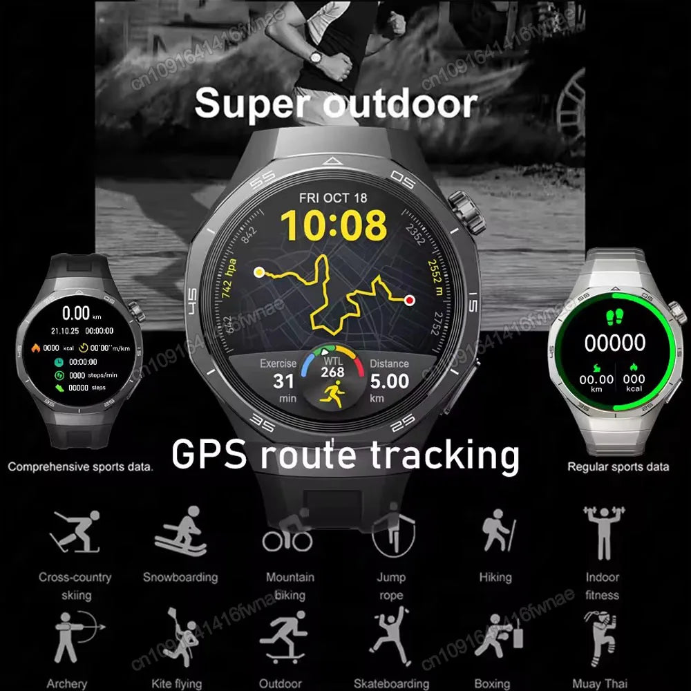 Watch 5 Pro GPS Smartwatch for Men with AMOLED Display