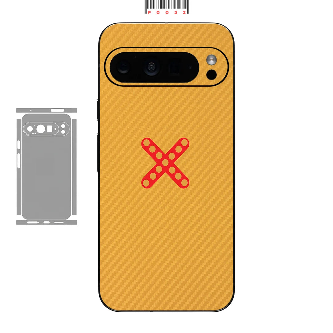 Kohlefaser Hautfolie für Pixel 9–7 Pro