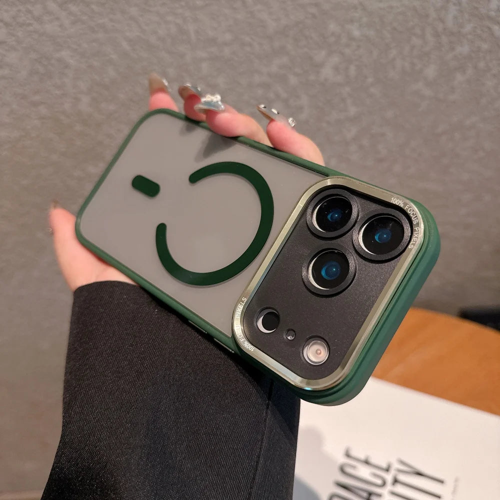 MagSafe transparente Hart-Acryl-Hülle für iPhone 17 Pro Max