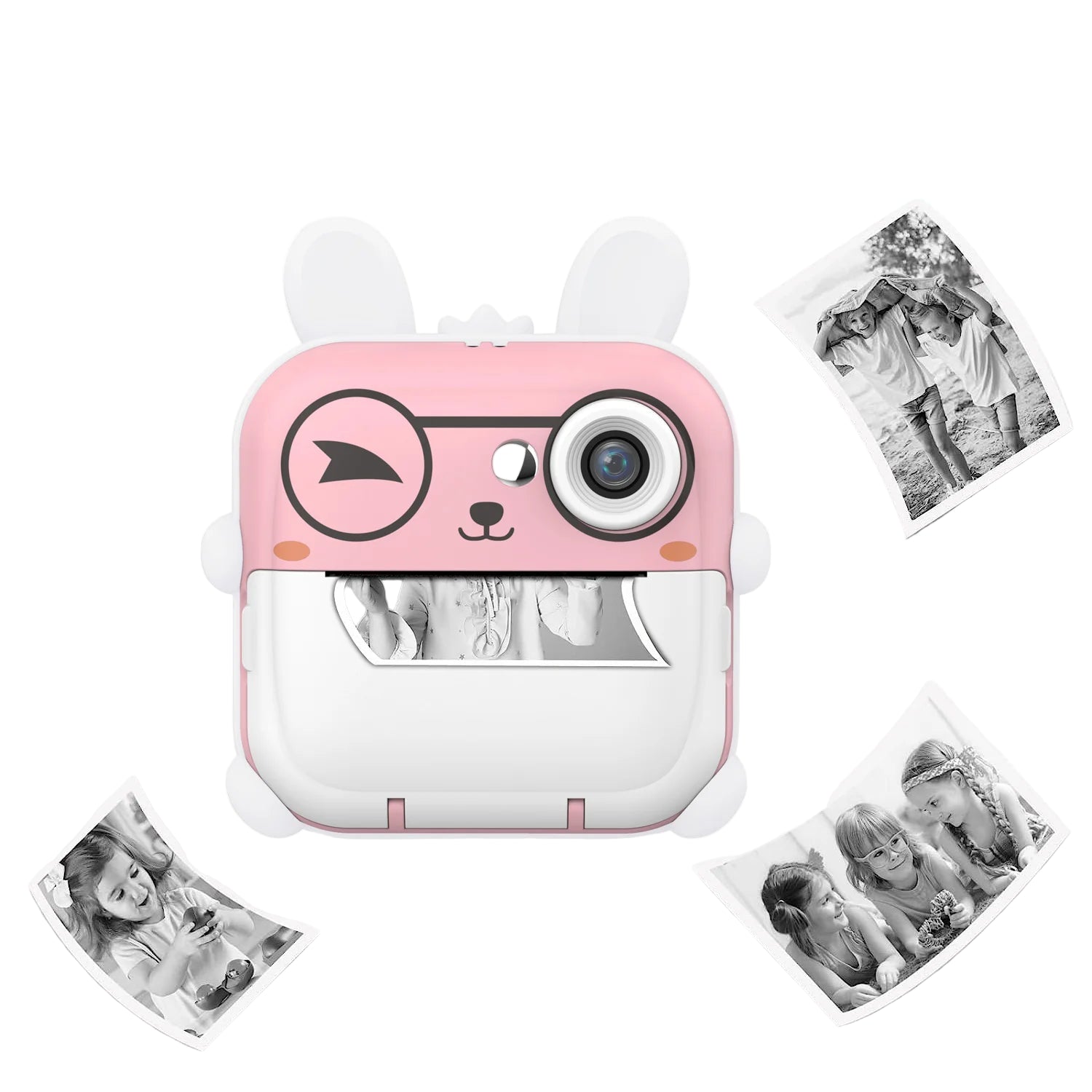 Kinder 1080P HD Digitalkamera Mini Thermodrucker