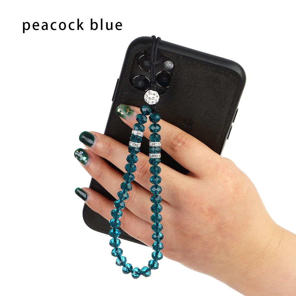Bunte Anti-Verlust Handy Lanyard mit Kristallseil
