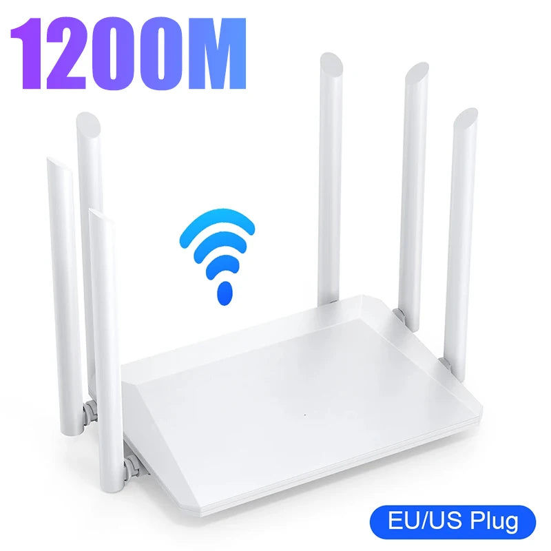 1200M Dual-band WLAN Router with signal amplification