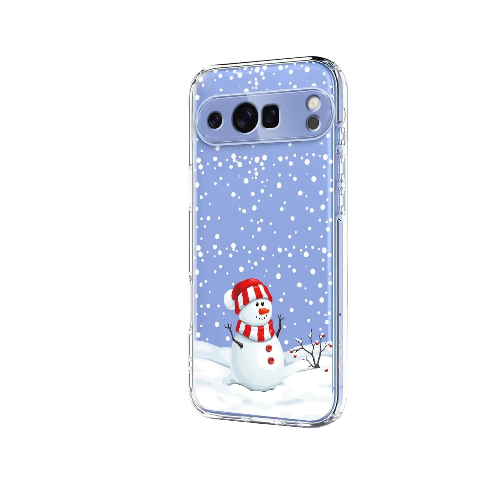 Weihnachtshülle mit Rentier und Schneemann für Google Pixel 10 9 8
