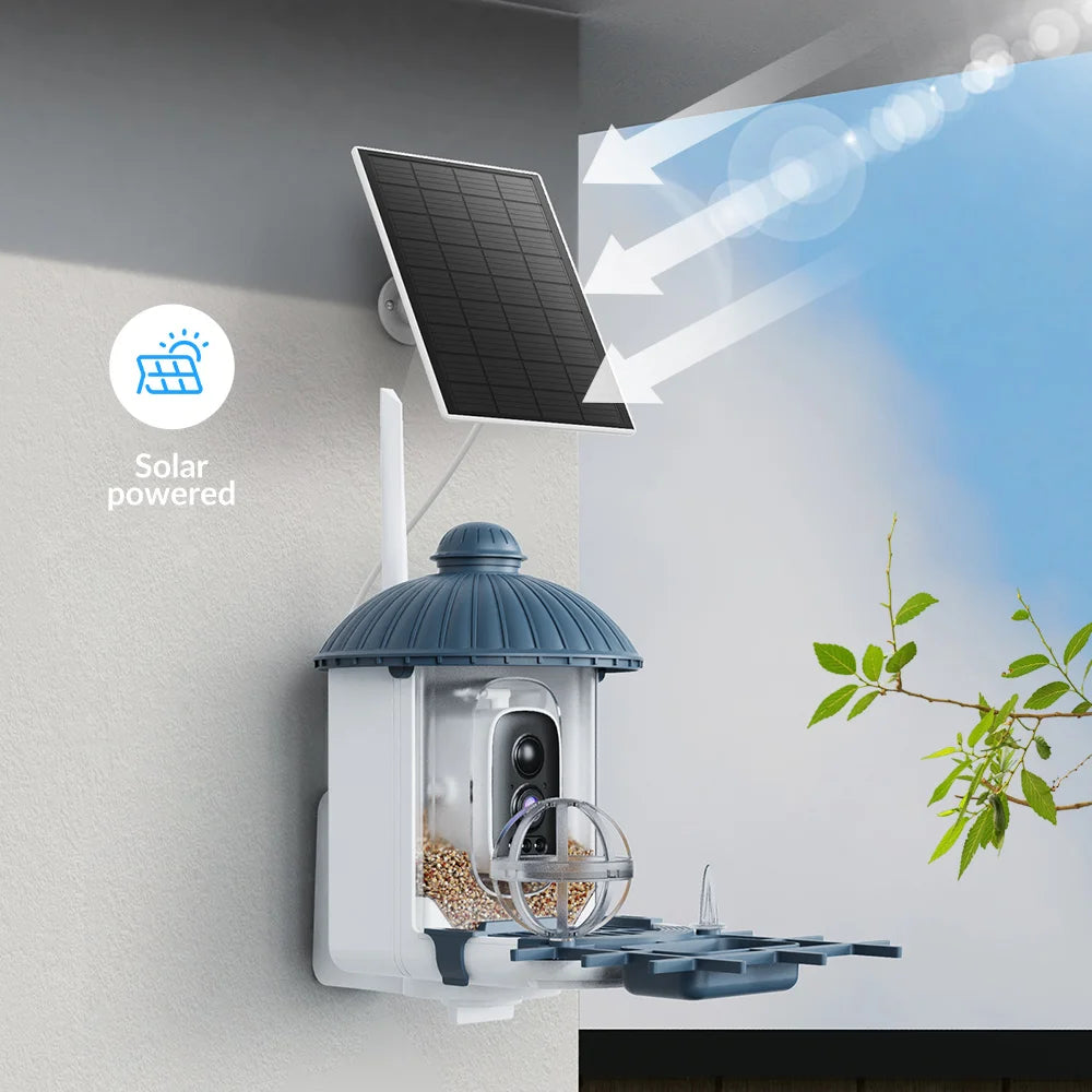 Solar WLAN Vogelhauskamera mit 4MP HD Nachtsicht
