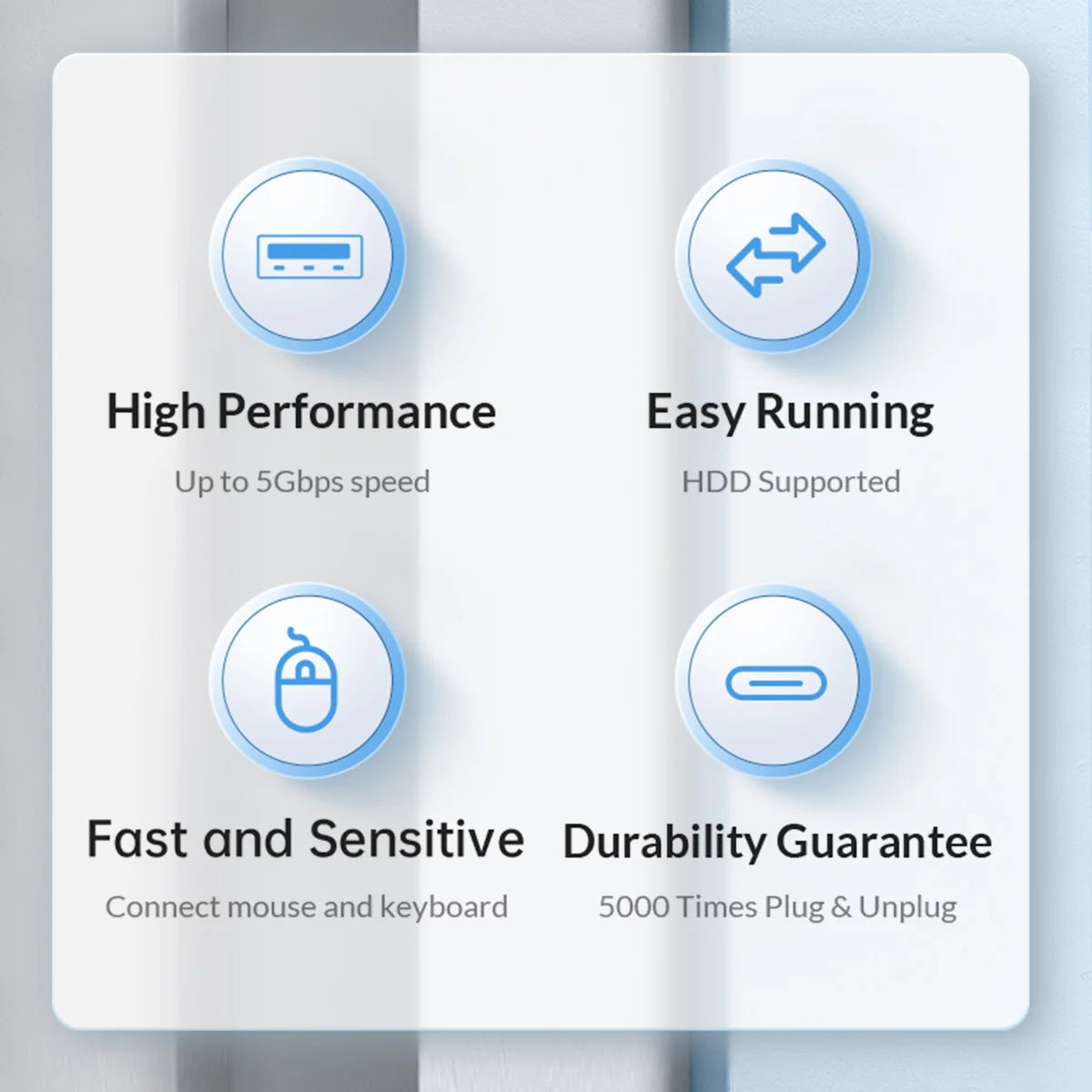 ORICO USB 3.0 HUB 4 Ports Mini OTG Adapter