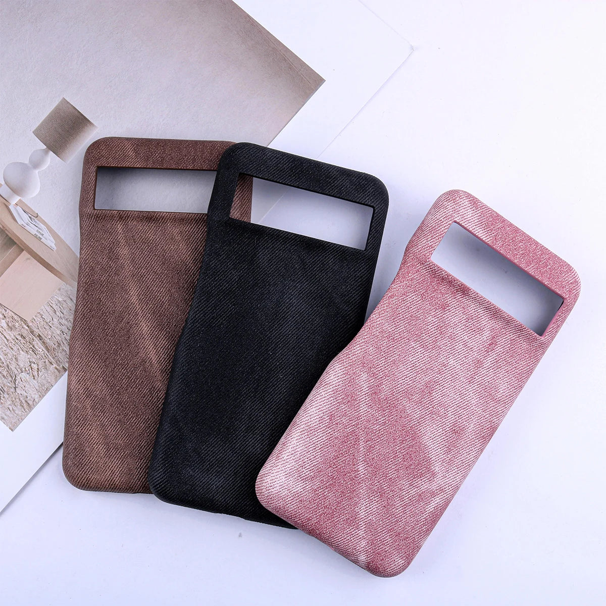 Étui de luxe en cuir PU Pixel Cowboy