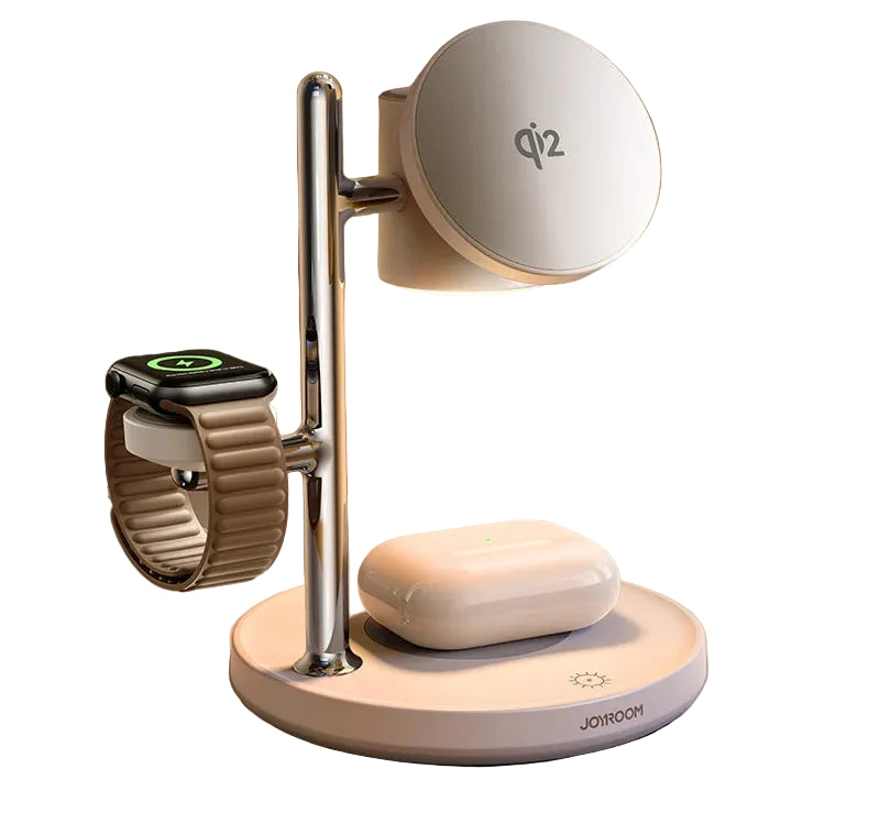 Qi2 Magnetic 3-in-1 Fast Charging Station for Apple