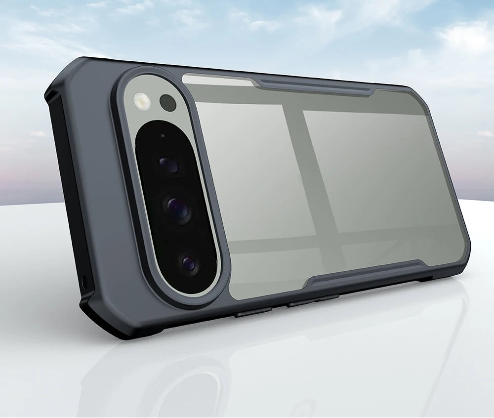 Stoßfeste Hülle für Google Pixel 9 Pro mit Linsenschutz