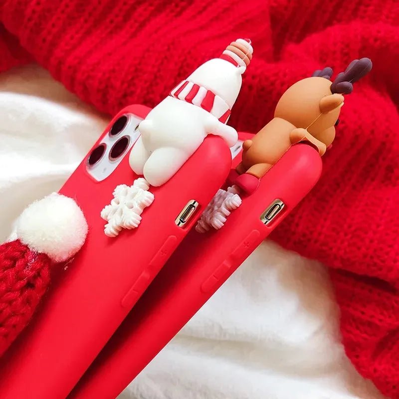 3D Weihnachtsbaum Handyhülle für Samsung S25