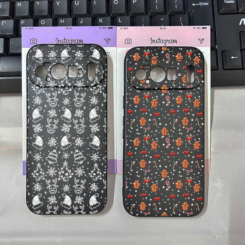 Cute Winter Snowflake Phone Case for Google Pixel 10 9 8