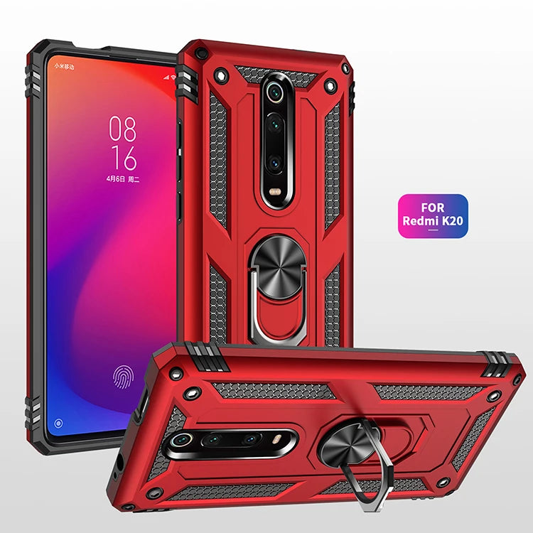 Robuste Hülle mit Ring für Xiaomi Mi 9T Pro