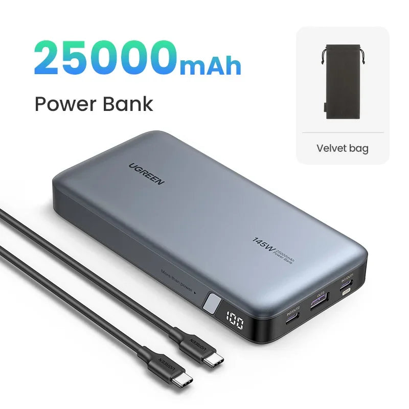 Ugreen 145W 25000mAh Schnelllade-Powerbank