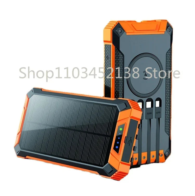 Solar Powerbank 20000mAh wasserdicht mit Typ-C
