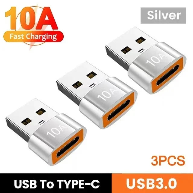 USB-zu-Typ-C Adapter 10A OTG Konverter