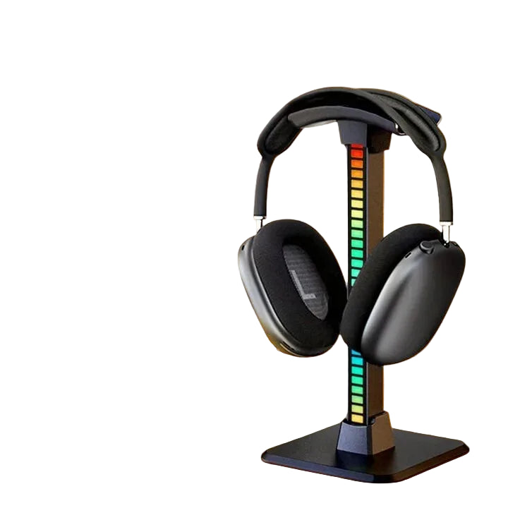 Headset stand for gaming desktop accessories