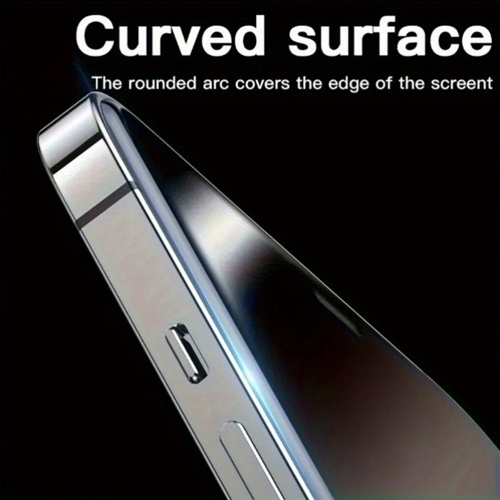 6-in-1 Anti-Spy Tempered Glass & Camera Protector for iPhone 17