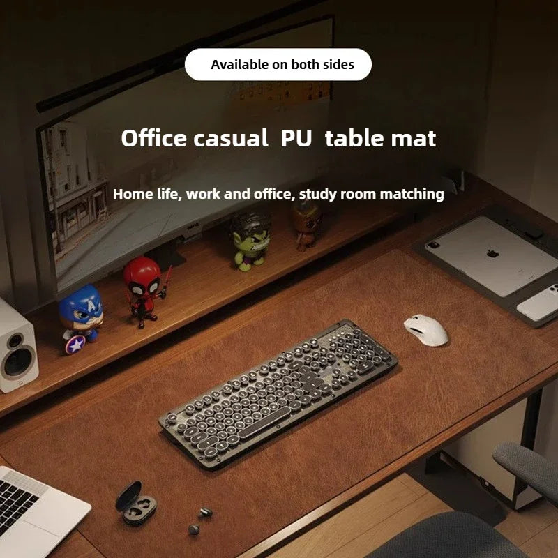 Retro XL Mauspad wasserfest PU Wildleder