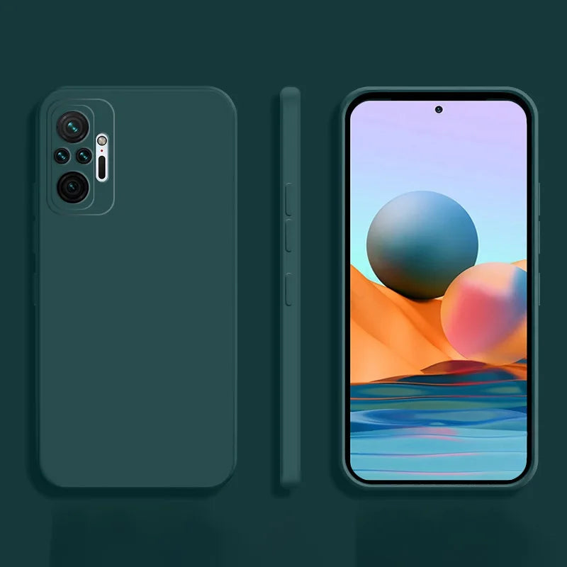 Quadratische Silikonhülle Redmi Note 10 Pro