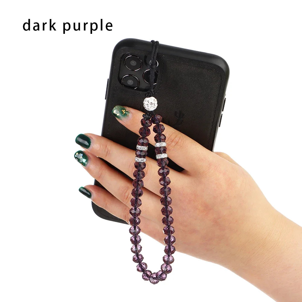 Bunte Anti-Verlust Handy Lanyard mit Kristallseil