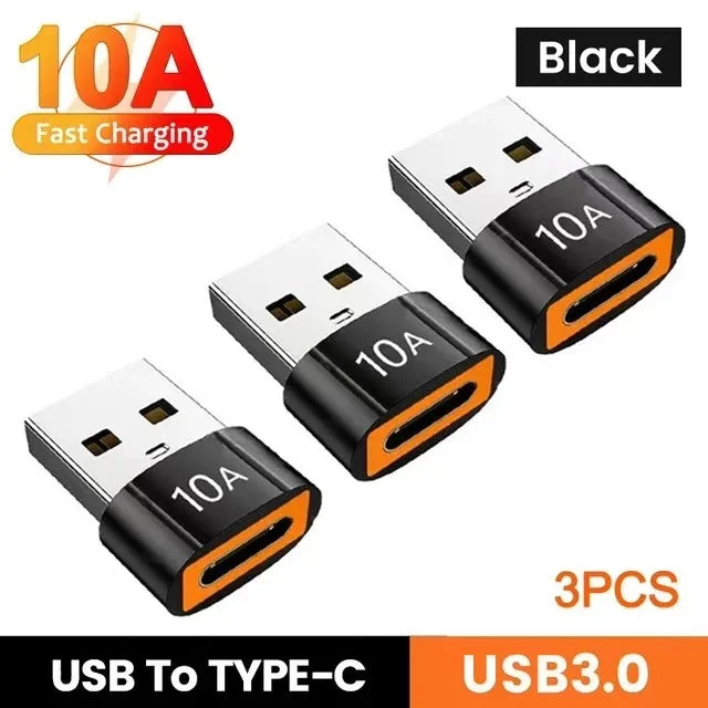 USB-zu-Typ-C Adapter 10A OTG Konverter