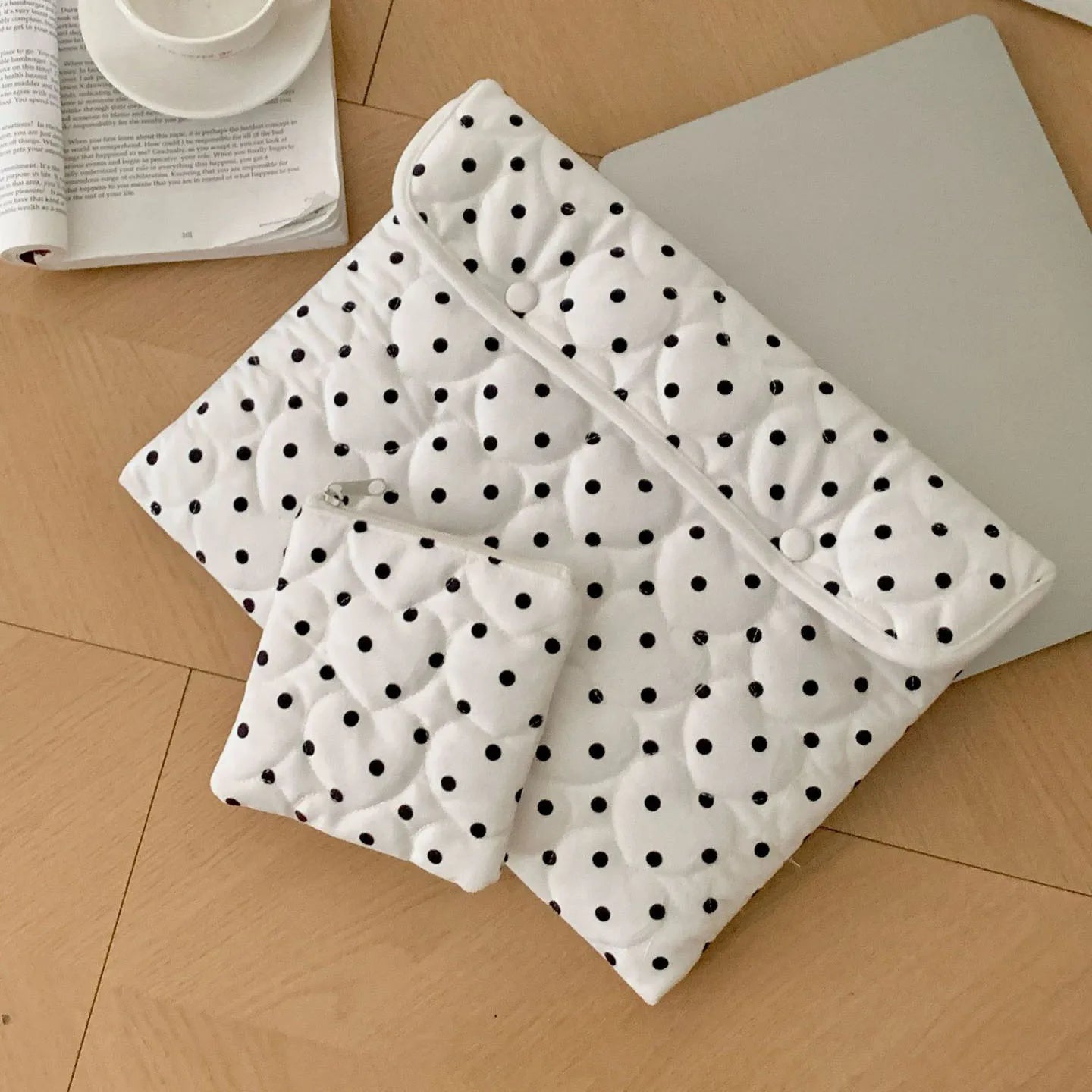 Koreanische Punkte Laptop-Tasche 13–14 Zoll