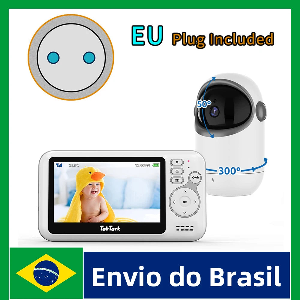 Video Babyphone 4,3" mit Zoom & Nachtsicht