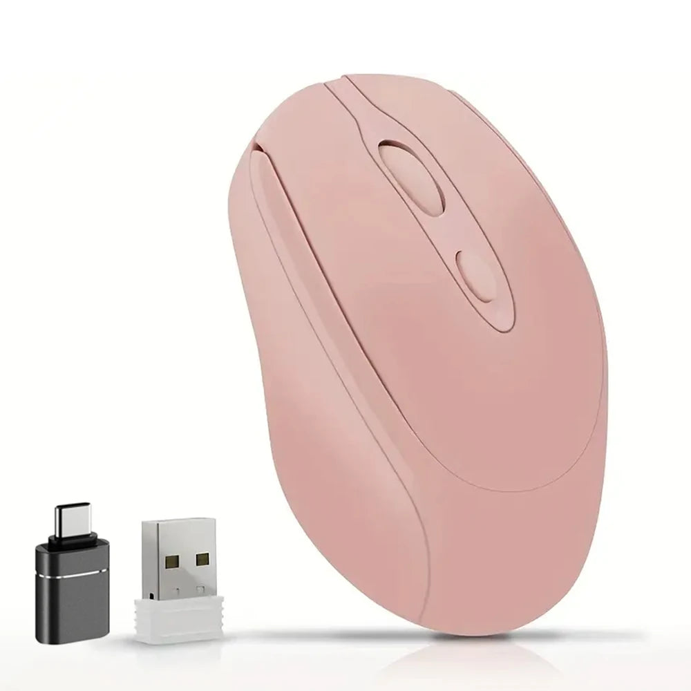 Wiederaufladbare kabellose Maus Bluetooth & 2,4 GHz