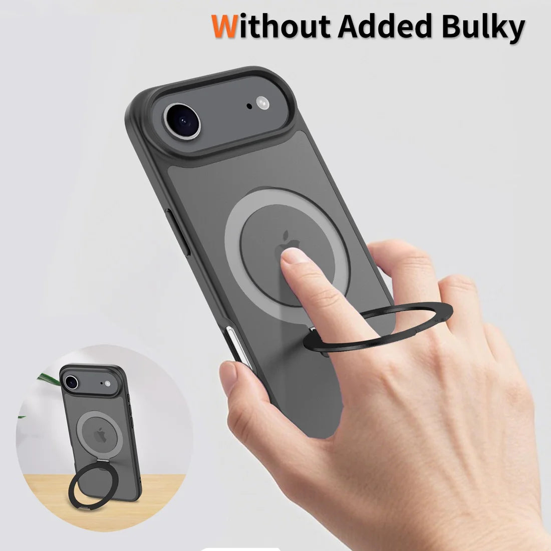 Für iPhone 17 Air – Hülle mit Ständer, MagSafe, stoßfest