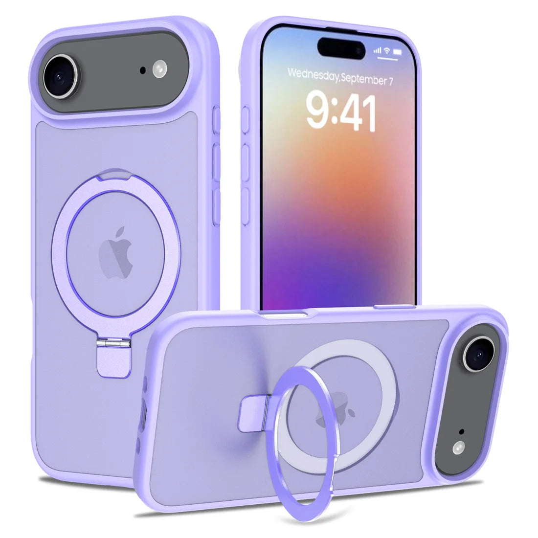 Für iPhone 17 Air – Hülle mit Ständer, MagSafe, stoßfest