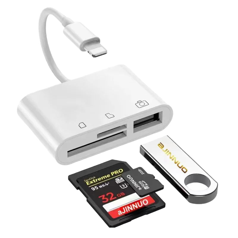 SD TF Kartenleser USB für iPhone & Samsung