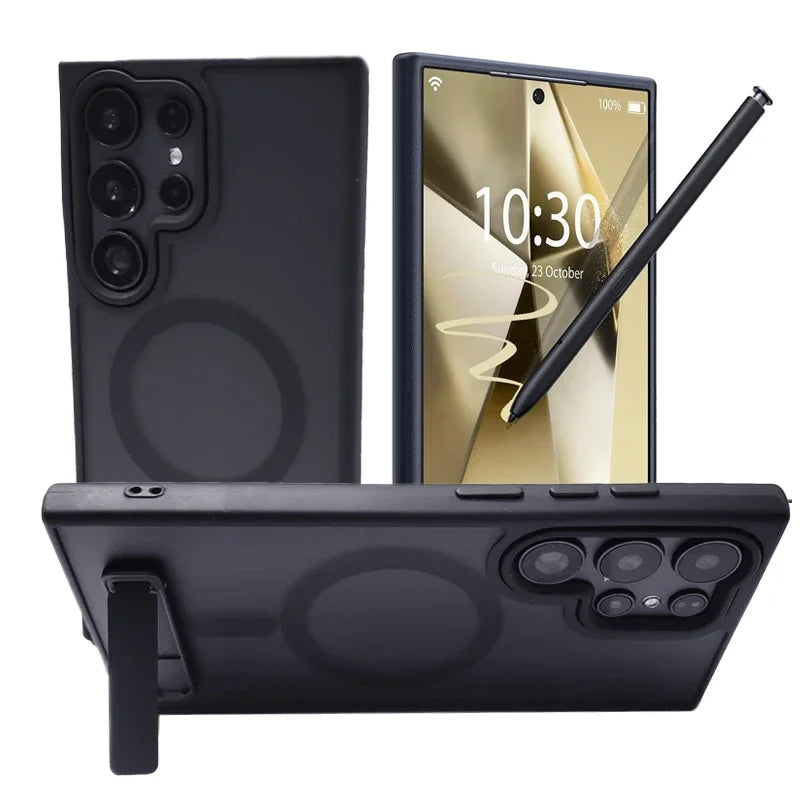 Magnetische Handyhülle mit Ständer für Galaxy S25
